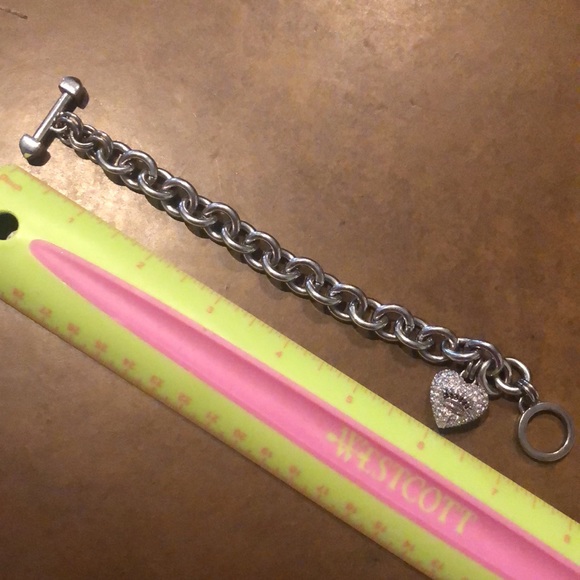 Juicy Couture Pave heart bracelet - Picture 3 of 4